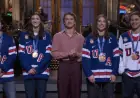 Connor Storrie Welcomes U.S. Olympic Hockey Gold Medalists on SNL
