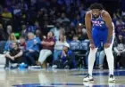 Andre Drummond: Sixers’ Embiid to miss at least 3 games with oblique strain