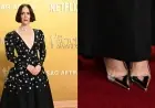 Sarah Paulson Brings Metallic Paris Texas Slingbacks and a French-Girl Bob to the Actor Awards