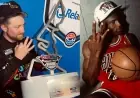 Tyler Reddick Makes History as Michael Jordan Celebrates on Video and NASCAR Star Recreates MJ 3-Peat Photo