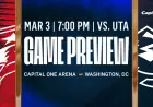 Mammoth Vs Capitals Preview: Caps Open March at Capital One Arena