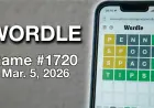 Wordle Answer Today — March 5, 2026: Puzzle #1720 Solved