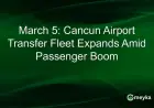 Cancun Airport Boosts Transfer Fleet to Meet Surging Passenger Demand