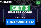 Thrillzz Code LINESWEEP: Wager 3 Sweep Coins on Rockets vs Trail Blazers NBA