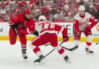 Hurricanes’ Defense Halts Red Wings’ Comeback in 5-2 Victory