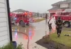Kctv5: Lightning strike leaves four displaced after Olathe house fire
