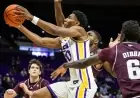 Texas A&m Basketball Trails LSU After Sluggish First Half at PMAC