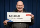 Sudbury Retiree Marcel Leclaire Wins the Lottery for the Third Time, Pockets $88,888 on a Hockey Hunch