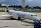Dca takeoff debris puncture forces CRJ-700 diversion