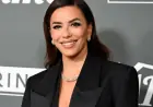 Eva Longoria debuts travel trailer alongside button-held cutout photo