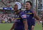 Nrl Live: Fa’alogo Makes Statement As Storm’s No.1 With 12-Minute Hat-Trick