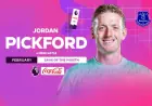 Pickford Wins Record Fourth Coca-Cola Save of the Month Award As Jordan Pickford Is Recognised