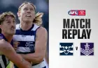 Afl Stats: Geelong v Fremantle Sparks Questions Over Momentum After Comeback