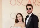 Chris Evans and Alba Baptista at the 2026 Oscars Sparks Rare Red Carpet Moment