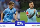 Ins And Outs Round 21: Sydney Fc Vs Melbourne City Fc Teams Are In Ahead Of Midweek Clash
