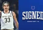 Carson Towt Signing In Indianapolis Triggers Colts Tight End Addition