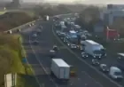 Lorry Fire Shuts Down M5, Causing Significant Delays