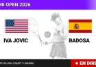 Live: Iva Jovic vs. Paula Badosa at Miami Open Today