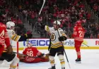Bruins Pursue Vital Points in Detroit Showdown