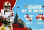 49ers and Rams Kick Off 2026 Season in Melbourne on Sept. 10