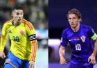 James and Modric Share Heartfelt Embrace Before Colombia vs. Croatia Match