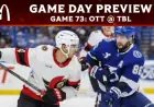Senators Face Off Against Tampa Bay After Season-Opening Victory