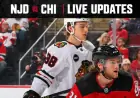 Devils Face Off Against Blackhawks: Live Game Updates