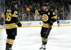 Pastrnak Extends Streak to 12 Points, Bruins Defeat Wild