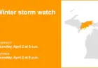 Upper Peninsula Braces for Thursday’s Winter Storm Watch