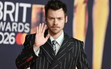 Harry Styles Returns to BRITs Red Carpet After Three Years