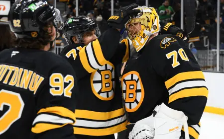 Bruins Score: bruins score 4-2 Blue Jackets in return from Olympics