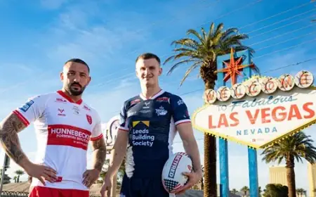 Hull KR and Leeds Launch Rugby League in Las Vegas