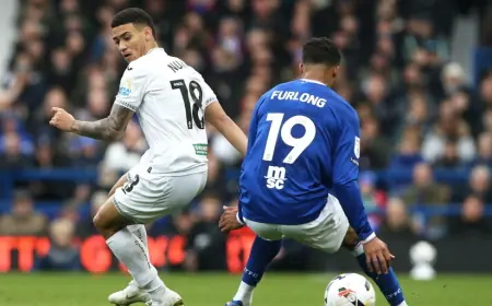 Ipswich Town Vs Swansea: Mehmeti, Azon and Hirst fire Tractor Boys to 3-0 win