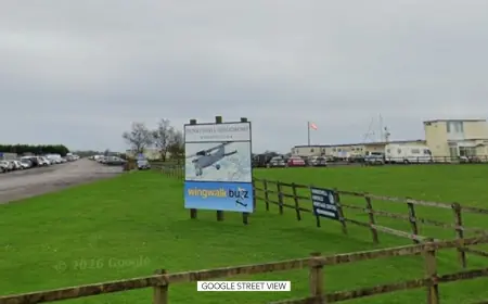 Sky News: sky news — Man, 49, dies taking part in skydive at Dunkeswell Aerodrome