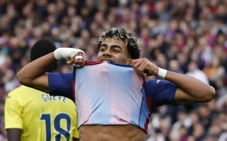 Barcelona Vs Villarreal — barcelona vs villarreal: Barcelona 4-1, Lamine's hat-trick