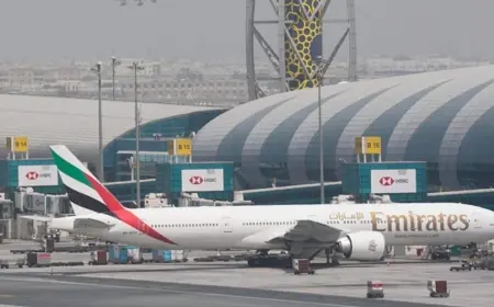 Dubai Airport Hit as UK planes 'in the sky' and regional flights grounded