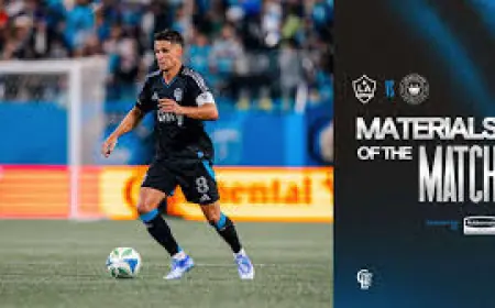 West Coast Business: Materials of the Match — Charlotte Fc at LA Galaxy