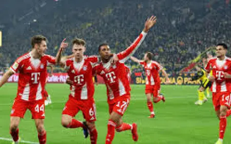 Dortmund Vs Bayern: Kane Double and Kimmich Strike Secure 3-2 Win in Five-Goal Klassiker