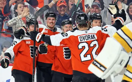 Momentum Flip: Flyers Halt Bruins’ Eight-Game Point Run as Vladar’s Night Fuels Philadelphia Surge