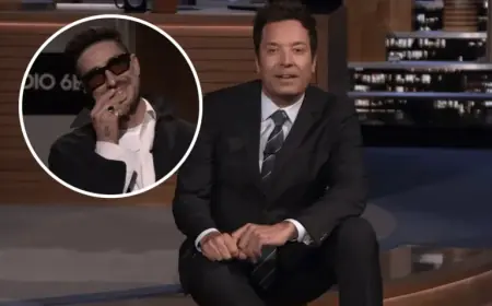Jimmy Fallon Surprises Marcus Mumford with Extended Two-Minute Introduction