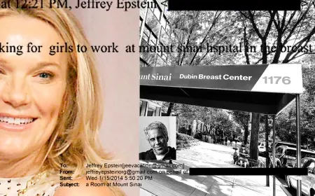 Nytimes Angle: Files Show ‘Use Dr. Eva’ Link Between Epstein, Dubin and Mount Sinai Coat-Rack Delivery