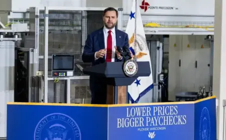 JD Vance Criticizes ‘Crazy’ Democrats in Wisconsin Visit