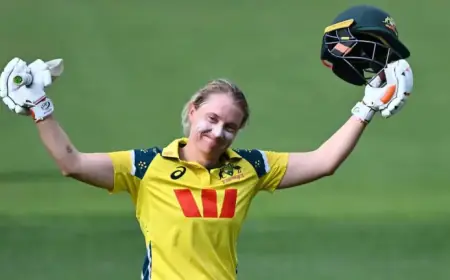 Healy Triumphs Over India in Memorable ODI Farewell