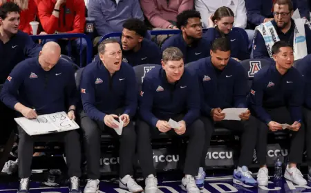 Kansas Vs Arizona — Wildcats host 14th-ranked Jayhawks with Big 12 share on the line