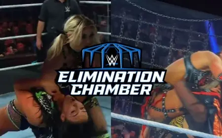 Kiana James Wardrobe Malfunction Elimination Chamber: Two Brief Gear Issues Shift Focus to Performers