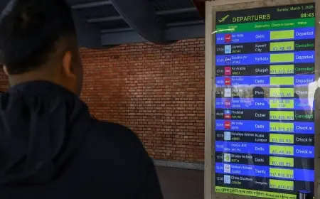 Abu Dhabi among Gulf hubs hit as airline cancellations, airspace closures leave hundreds of thousands stranded