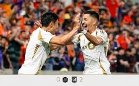 Lafc Vs Houston Dynamo — lafc vs houston dynamo recap: Delgado, Son and Lloris lift LAFC to 2-0 win