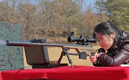 North Korean Leader Unveils Advanced Sniper Rifles to Party Officials