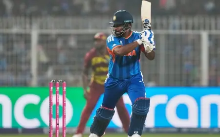 India Vs West Indies: Samson’s Unbeaten 97 Sends India Into Semifinals