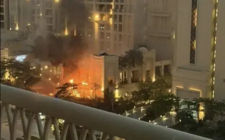 Iran Dubai Attack: Missile and Drone Strikes Hit Airport, Hotel Districts, and Port Areas as Gulf Tensions Spill Into Civilian Life
